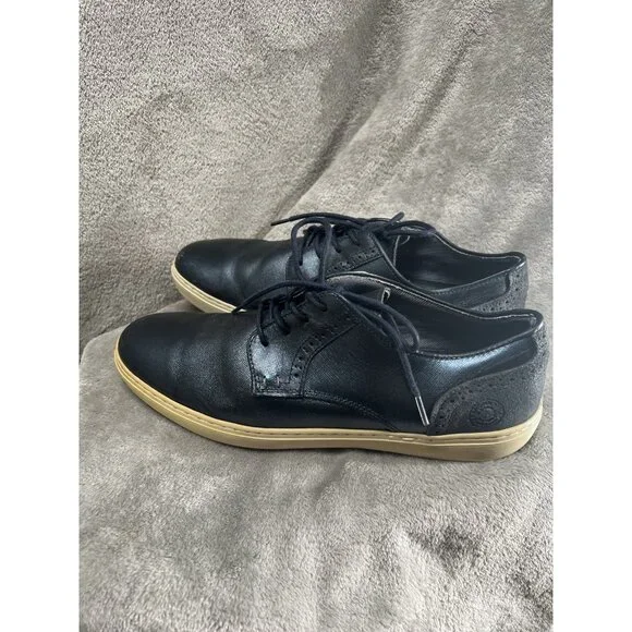 Bull Boxer Jadyn Men’s 9 Metallic Blue Leather Shoes Loafers Sneakers 43 Oxfords - Picture 8 of 13